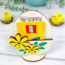 Load image into Gallery viewer, Personalised Easter Gift Card Holder, Easter Egg Money Holder.
