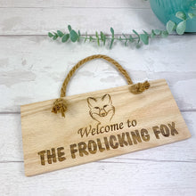 Load image into Gallery viewer, Personalised Wooden Plaque, Wooden Sign
