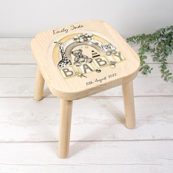 personalised childrens stool