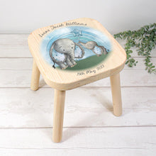 Load image into Gallery viewer, personalised childrens stool
