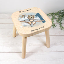 Load image into Gallery viewer, personalised childrens stool
