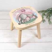 Load image into Gallery viewer, Personalised Baby Keepsake Box, Pink Baby Elephant Theme
