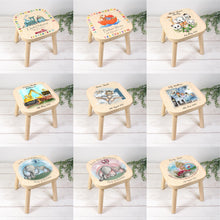 Load image into Gallery viewer, Personalised Child&#39;s Boho Nursery Stool
