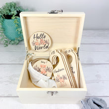Load image into Gallery viewer, Personalised Baby Keepsake Box, Woodland Animal Theme
