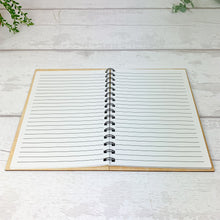 Load image into Gallery viewer, Personalised Wooden Baking Recipe Book, Mom&#39;s Favourite Recipes

