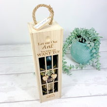 Load image into Gallery viewer, Personalised &quot;Let Me Out&quot; Wine Gift Box

