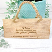 Load image into Gallery viewer, Personalised Wooden Plaque, Wooden Sign
