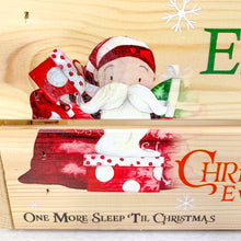 Load image into Gallery viewer, Personalised Pine Christmas Eve Crate
