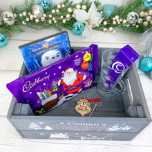 Load image into Gallery viewer, Personalised Grey Christmas Eve Crate - Believe In The Magic
