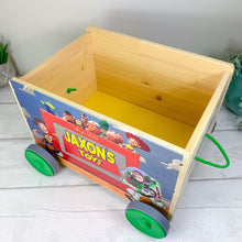 Load image into Gallery viewer, Personalised Toy Storage Cart With Wheels

