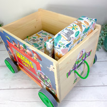 Load image into Gallery viewer, Personalised Toy Storage Cart With Wheels
