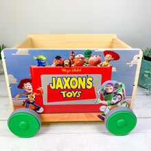 Load image into Gallery viewer, Personalised Toy Storage Cart With Wheels
