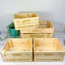 Load image into Gallery viewer, Personalised University Survival Crate

