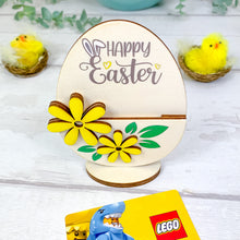 Load image into Gallery viewer, Personalised Easter Gift Card Holder, Easter Egg Money Holder.
