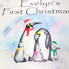 Load image into Gallery viewer, Personalised Luxury Baby&#39;s First Christmas Keepsake Box
