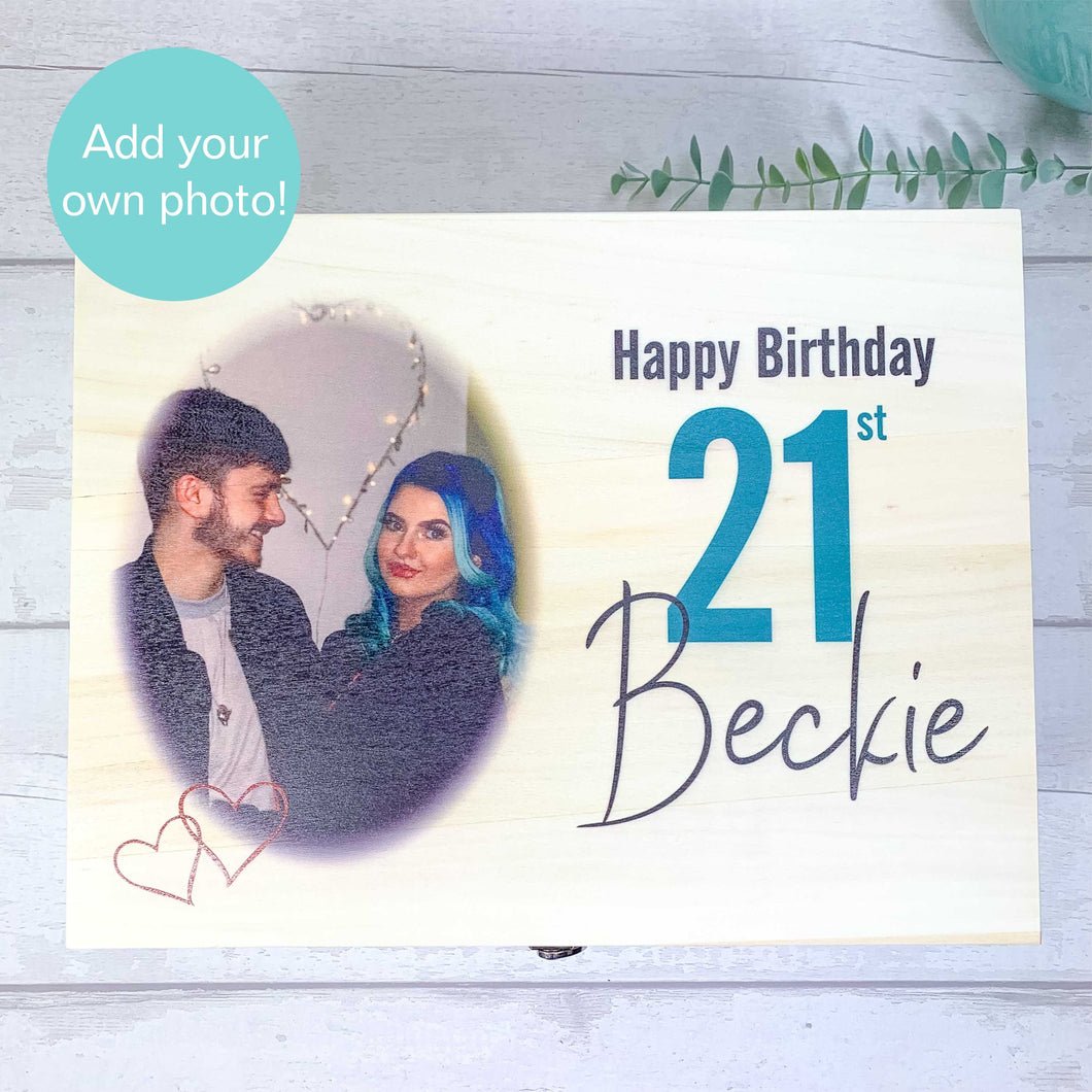 Personalised Birthday Keepsake Box