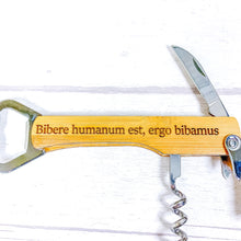 Load image into Gallery viewer, Personalised Corkscrew Bottle Opener With Gift Box
