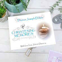 Load image into Gallery viewer, Personalised Boys Christening Keepsake Box
