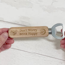 Load and play video in Gallery viewer, Personalised Wooden Bottle Opener
