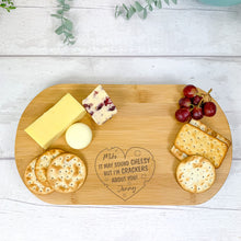 Load image into Gallery viewer, Personalised Luxury Cheeseboard With Knives and FREE Cheese Marker Set. CB10
