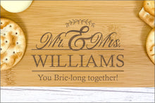 Load image into Gallery viewer, Personalised Luxury Cheeseboard With Knives and FREE Cheese Marker Set. CB6
