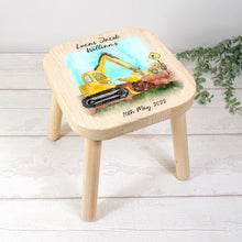 Load image into Gallery viewer, personalised childrens stool
