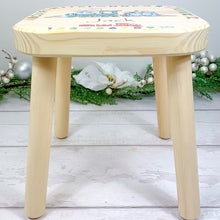Load image into Gallery viewer, Personalised Child&#39;s Christmas Train Stool
