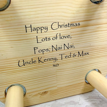 Load image into Gallery viewer, Personalised Child&#39;s Christmas Train Stool
