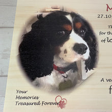 Load image into Gallery viewer, Personalised Dog Memory Keepsake Box
