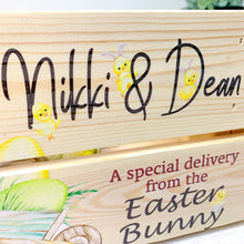 Load image into Gallery viewer, Personalised Easter Box, Easter Storage Crate
