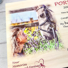 Load image into Gallery viewer, Personalised Horse or Pony Memory Keepsake Box
