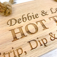 Load image into Gallery viewer, Personalised Hot Tub Wooden Plaque, Wooden Sign
