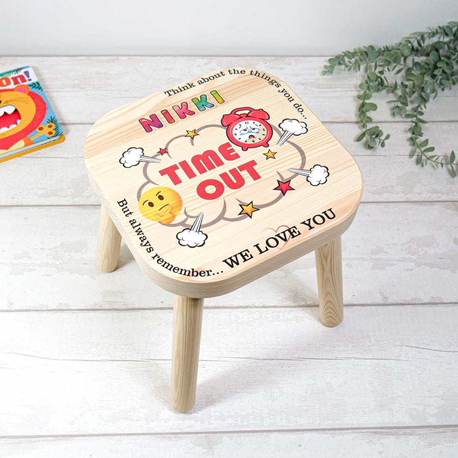 Personalised Child's Time-Out Stool