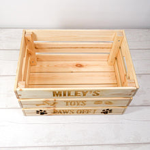 Load image into Gallery viewer, Personalised Dog Toy Storage Box
