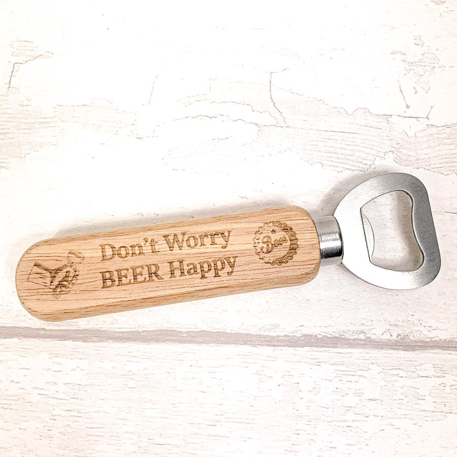 Personalised Wooden Bottle Opener