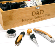 Load image into Gallery viewer, Personalised Luxury Wine Gift Box With Accessories
