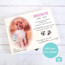 Load image into Gallery viewer, personalised pet keepsake box
