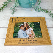 Load image into Gallery viewer, Personalised Wooden Photo Frame For Mom, Mother&#39;s Day or Birthday Gift
