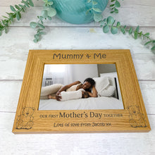 Load image into Gallery viewer, Personalised Wooden Photo Frame For Mom, Mother&#39;s Day Gift
