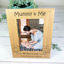 Load image into Gallery viewer, Personalised Wooden Photo Frame For Mom, Mother&#39;s Day Gift
