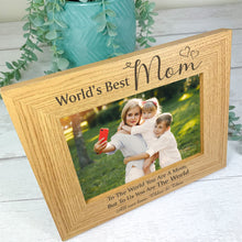 Load image into Gallery viewer, Personalised Wooden Photo Frame For Mom, Mother&#39;s Day Gift
