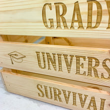 Load image into Gallery viewer, Personalised University Survival Crate
