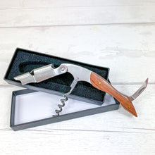 Load image into Gallery viewer, Personalised Waiters Friend Corkscrew, Wine Opener with Gift Box
