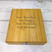 Load image into Gallery viewer, Personalised Wine Accessory Gift Box. Sommeliers Wine Gift Set with Any Name and Message

