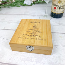 Load image into Gallery viewer, Personalised Wine Accessory Gift Box. Christmas Wine Gift Set.
